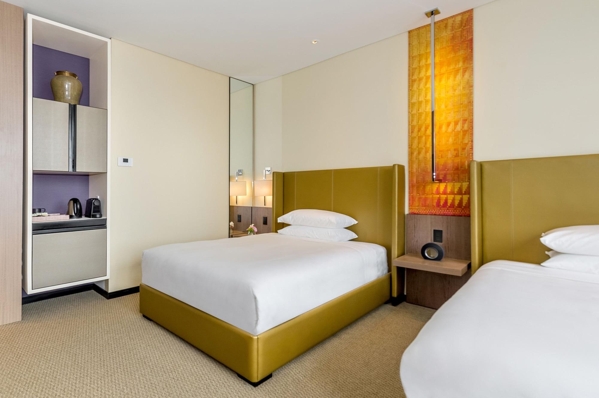 Hotel Grand Hyatt Bogotá Exteriér fotografie A room at the hotel
