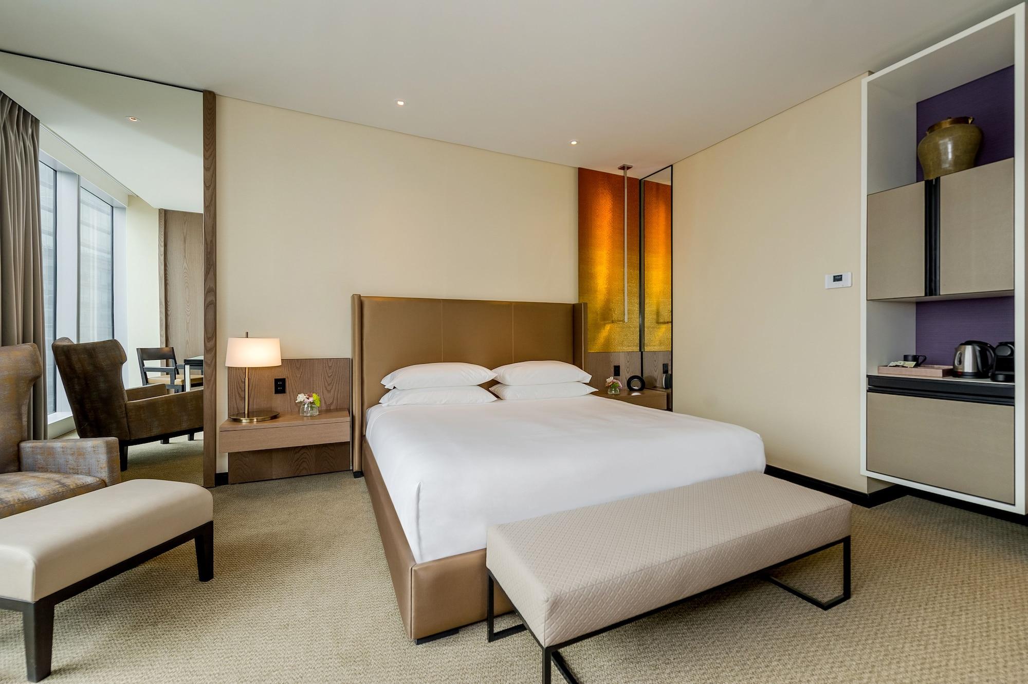 Hotel Grand Hyatt Bogotá Exteriér fotografie A bedroom at the hotel