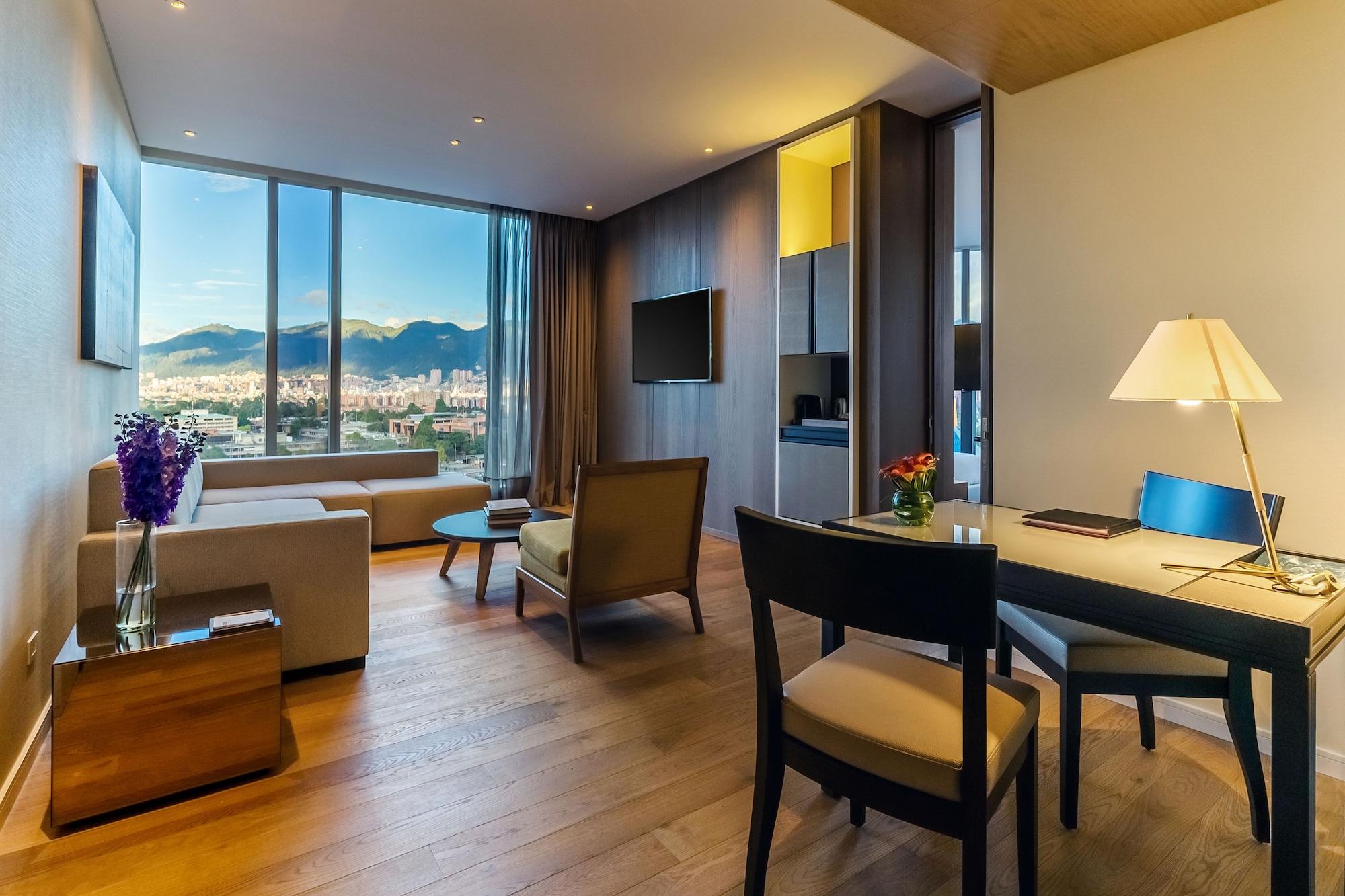 Hotel Grand Hyatt Bogotá Exteriér fotografie A suite at the hotel