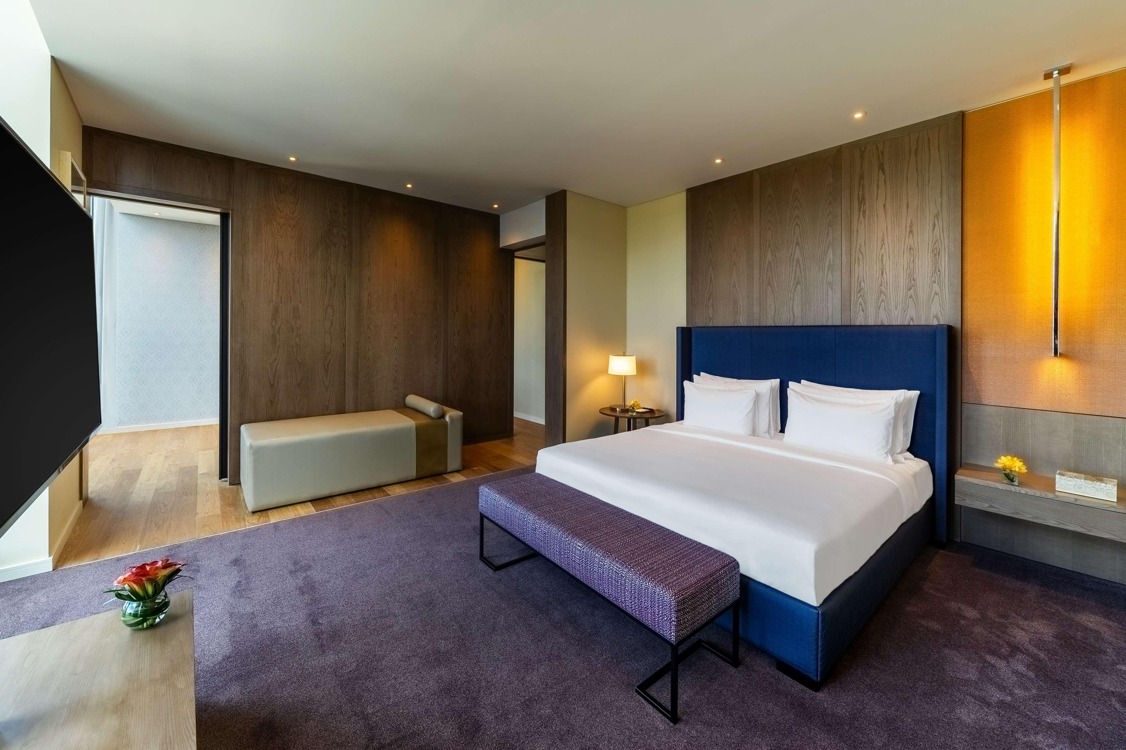 Hotel Grand Hyatt Bogotá Exteriér fotografie A bedroom at the hotel